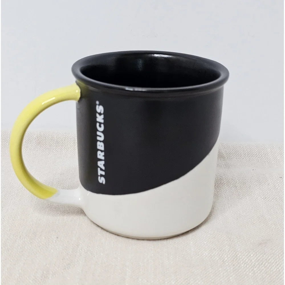 Starbucks 2017 Black And Yellow Coffee Mug